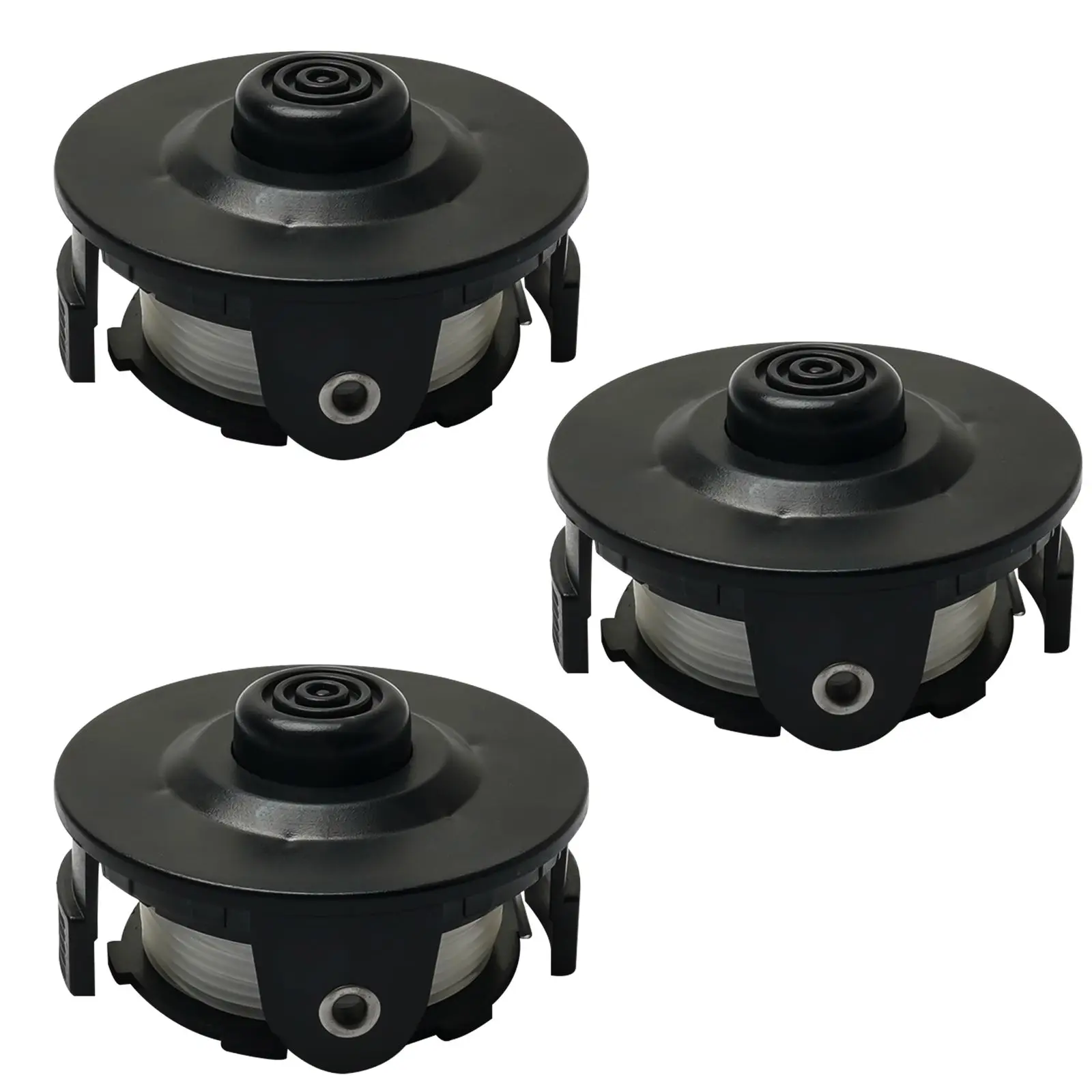 3 Pcs Spool Line Cover Cap Set Head For Tap&Go 195858-1 196146-9 DUR181Z DUR141 DUR180 Grass Trimmer Parts