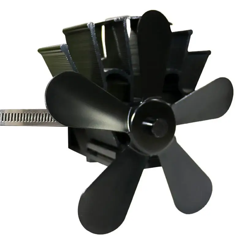 

Heat Powered Stove Fireplace Fan 5 Blade Wood Stove Fans Silent Motor Heat Fan For Wood/Log Stoves/Fireplaces/Heater
