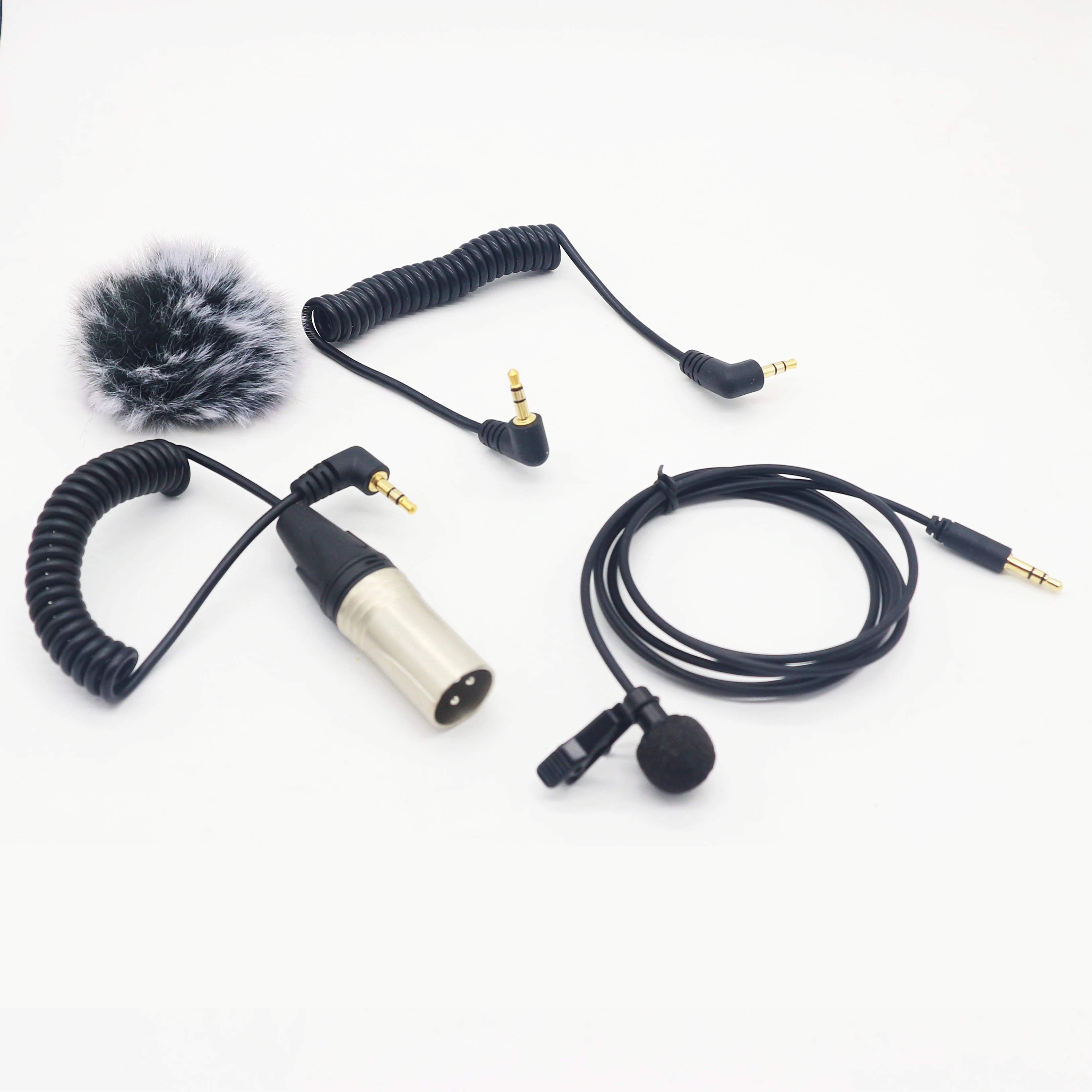 

mic studio karaoke interview sound recording transmitter for DJI Mic Lavalier Microphone accessories 3.5mm cable CANNON cable