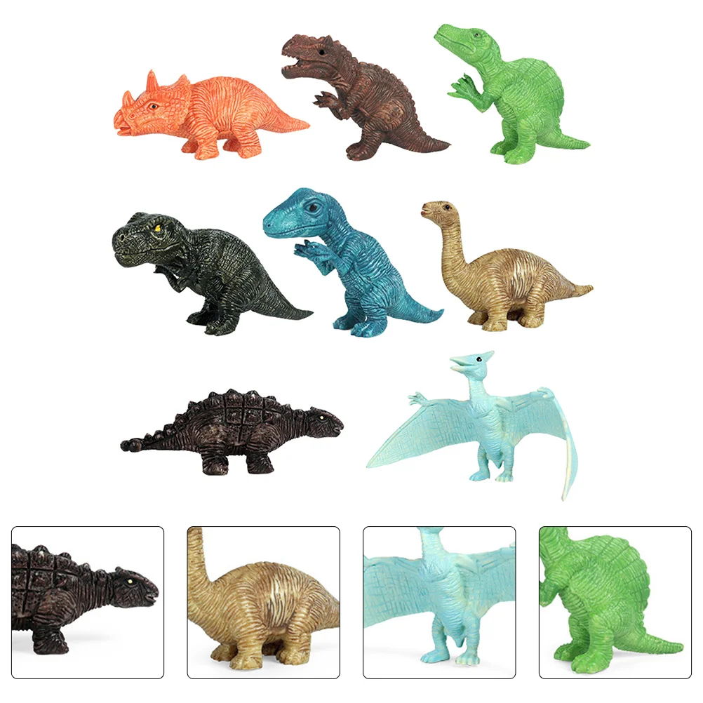 

8Pcs Durable Lifelike Model Cognition Model Funny for Kids