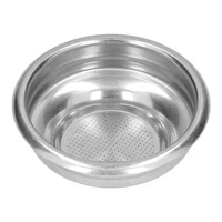 58mm coffee filter basket 1 cup universal stainless steel coffee porous filter bowl for semi automatic coffees machine parts