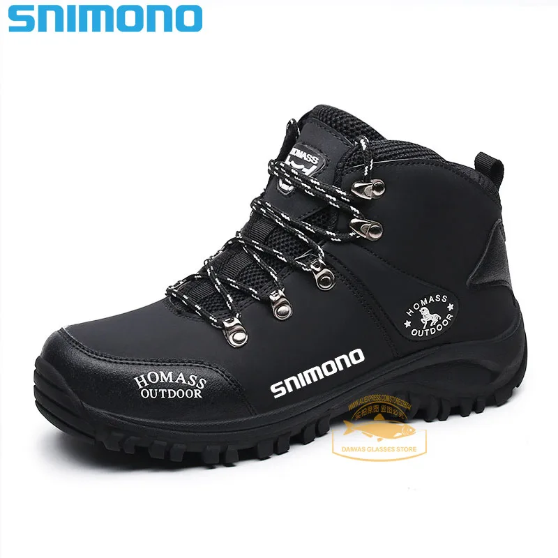 

Men Fishing Shoes Waterproof Boots Outdoor Sports Shoes Snow Boots for Men Hiking Boots Men's Winter Warm Boots
