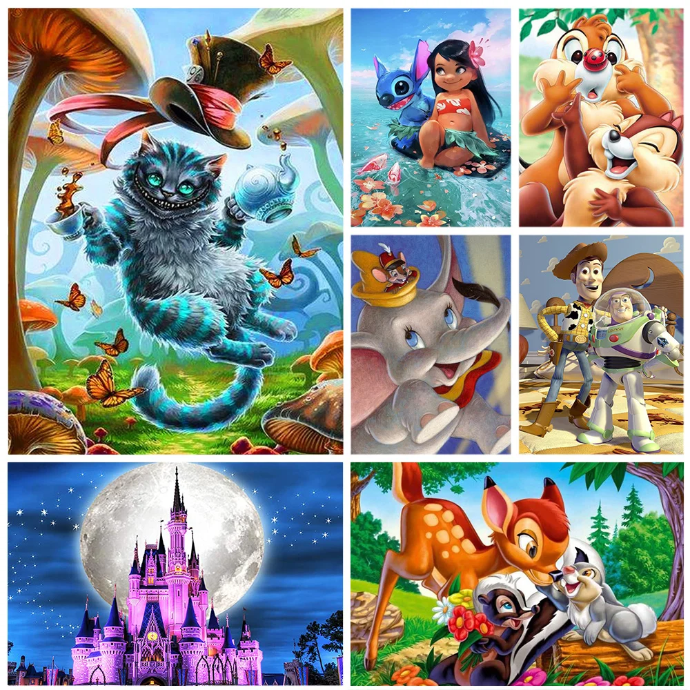 

Алмазная живопись Disney 5D «сделай сам», мультфильм, Чеширский кот стразы, искусство, картина, вышивка крестиком, набор для мозаики, хобби, дома...