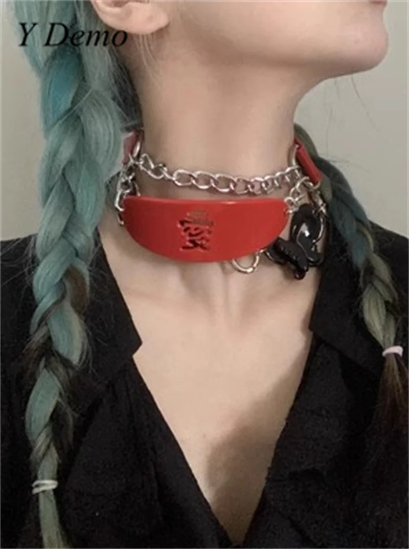 

Y Demo Harajuku Y2K Love Butterfly Chains Necklace For Women Handmade Accessory