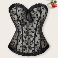 waist cincher renaissance royal princess wear resistant bandage lace up tight waist see through lace waist bustiers for dating