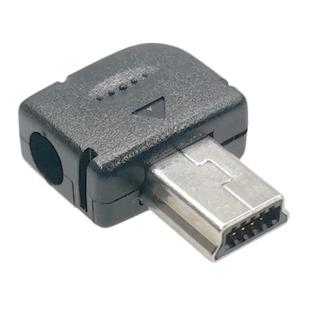 

5 шт., USB-коннекторы 5P с пластиковой крышкой, 90 градусов
