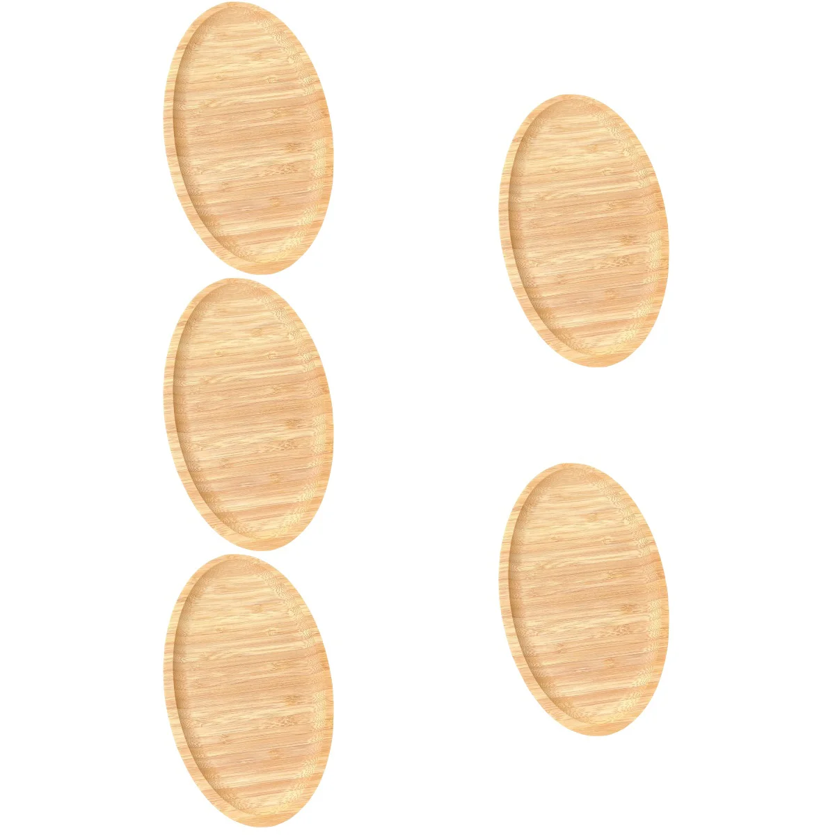 

5x Stable Decorative Multi-use Delicate Serving Tray Desktop Tray Delicate Plate Small Tray