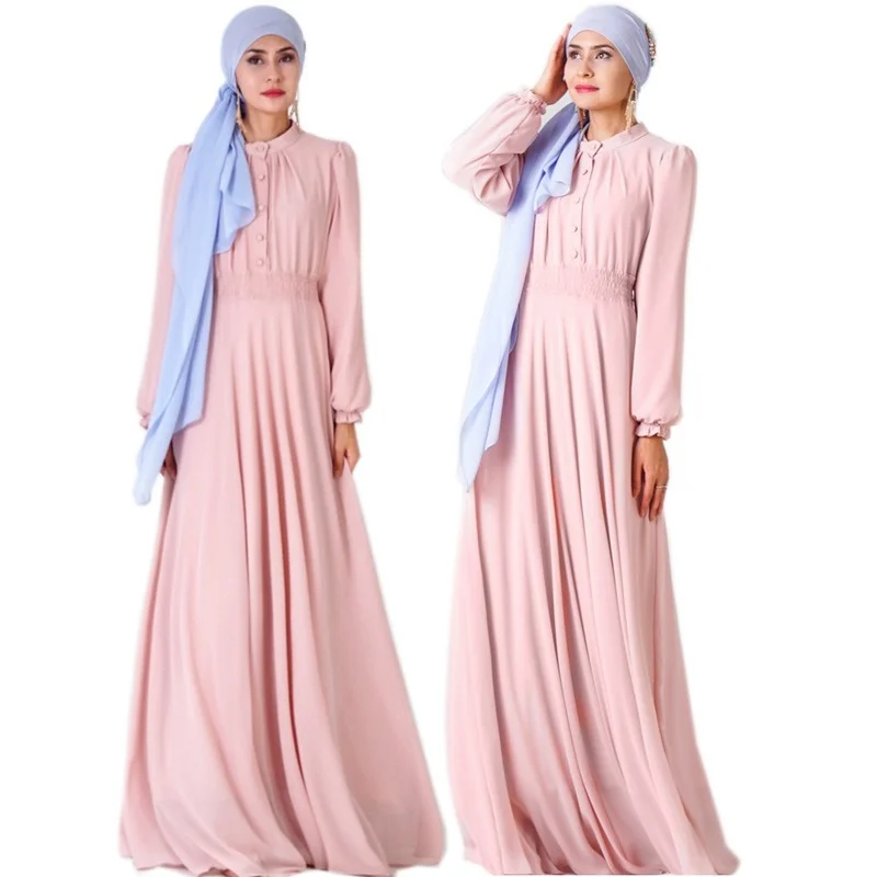 Islam Abaya Femme Abayat Ramadan Muslim Kaftan Chiffon Dress Fashion  Open Abayas for Women Dubai 2022 Turkey Islamic Clothing