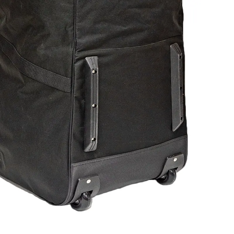 Deluxe Wheeled Golf Travel Bag with Padded Cover