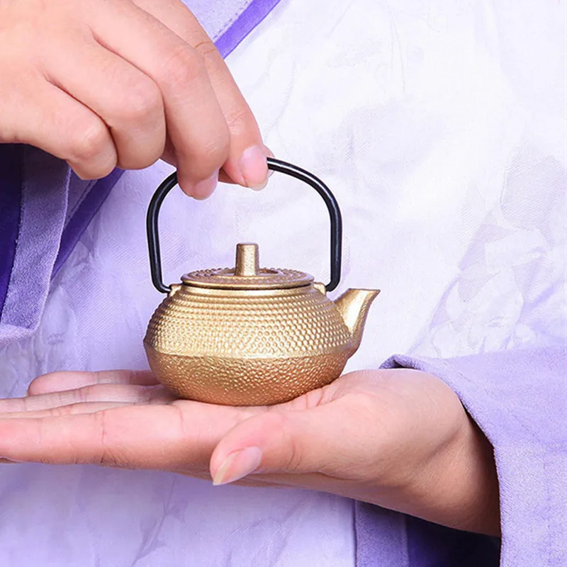 Mini Japanese Cast Iron Teapot Set Tea Pot Tetsubin Kettle 50ml Kung Fu Sets Infusers High Quality Cooking Tools Cute Gift