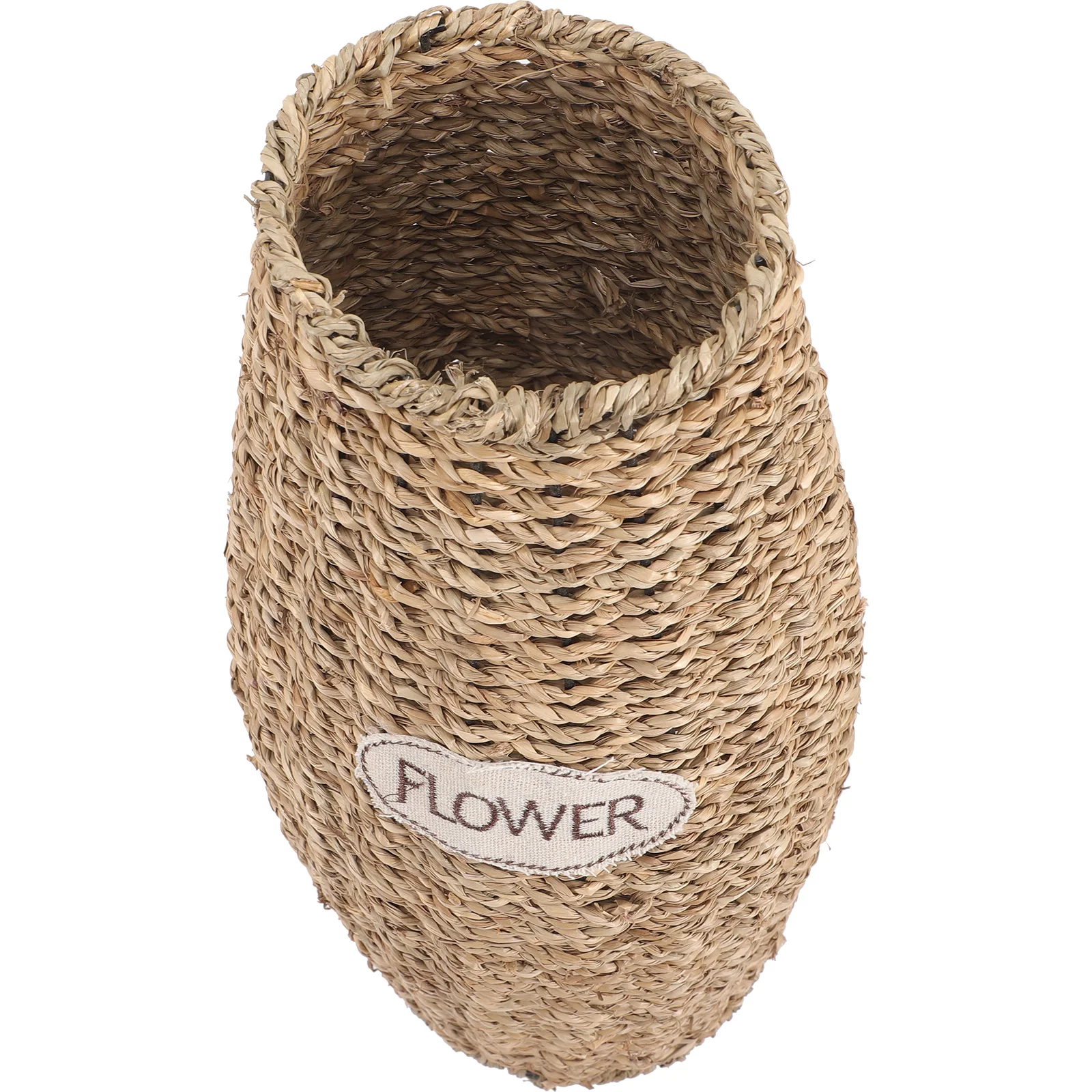 

Flower Container Decorative Vase Vases Desktop Creative Centerpiece Rattan Bottle
