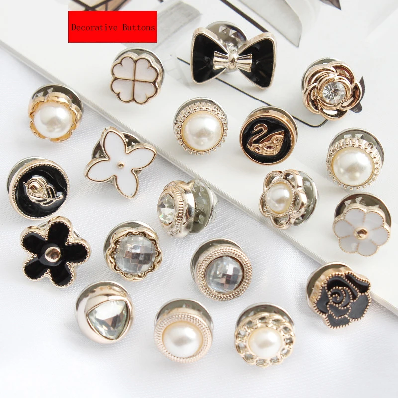

Anti Exposure Pearl Sewing Material Accessories DIY Decorative Hidden Buttons Brooches For Clothing Cheap Things Free Shipping