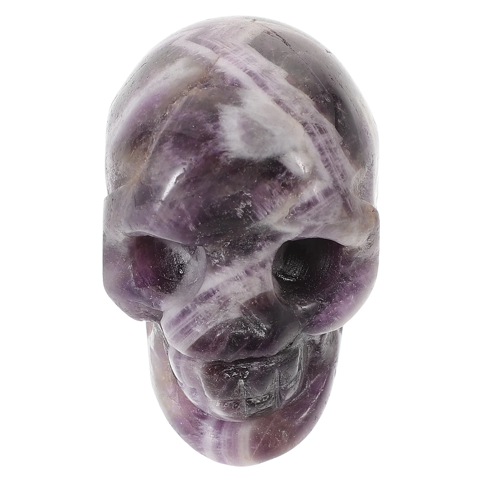 

Ornaments Artificial Plastic Model Mini Skulls Halloween Decor Realistic Scared Purple Crystal Party Decorations