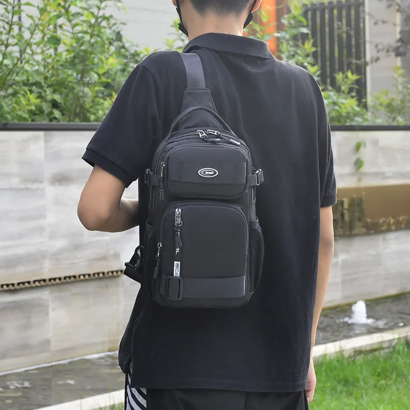 Xiaomi Fashion Large Capacity Shoulder Bag Men's Casual Outdoor Travel Messenger Bag Multifunctional Waterproof Large Chest Bag