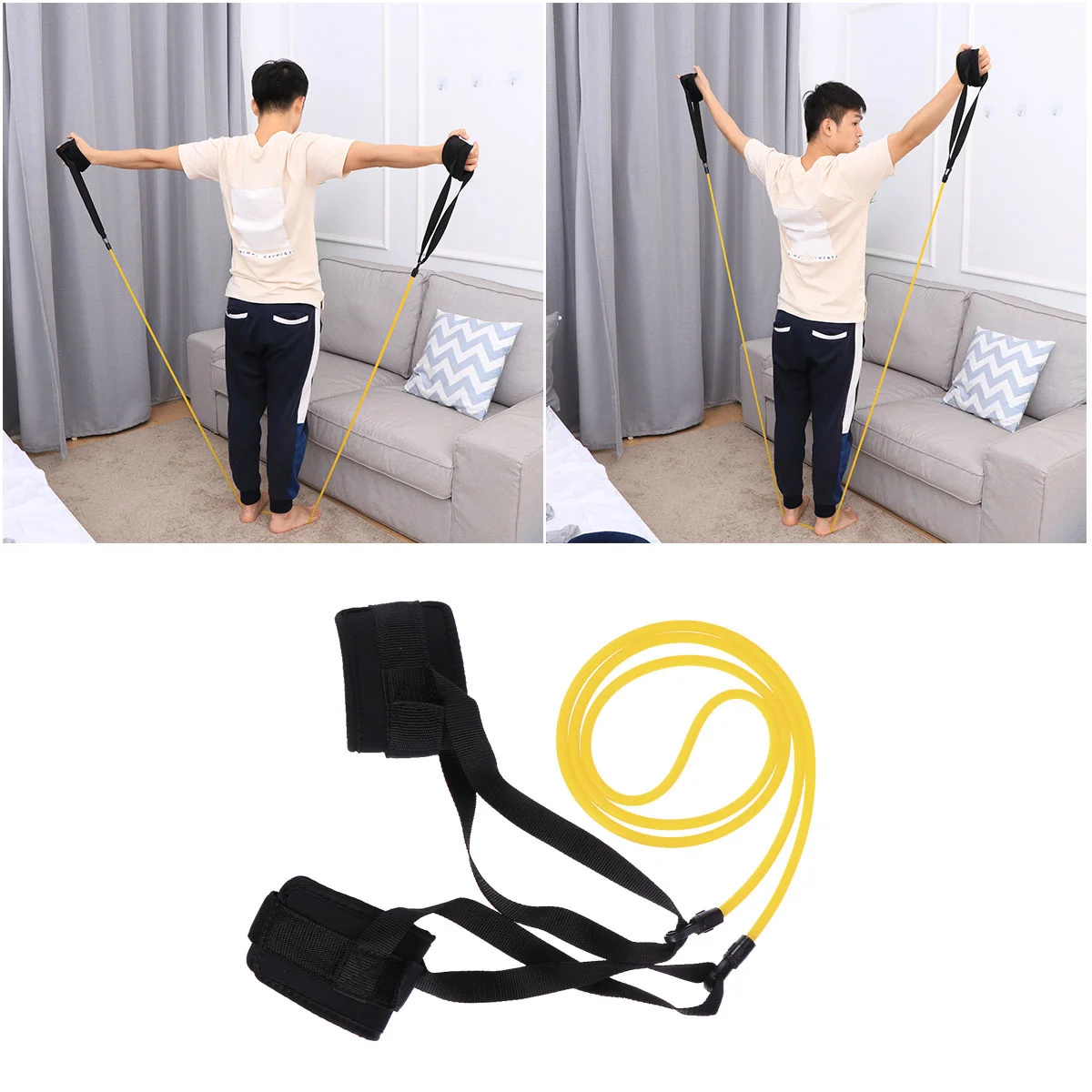 

Belt Swim Swimming Resistance Band Training Equipment Bungee Pool Tether Cord Trainer Stretch Stationary Static Weighted Strap