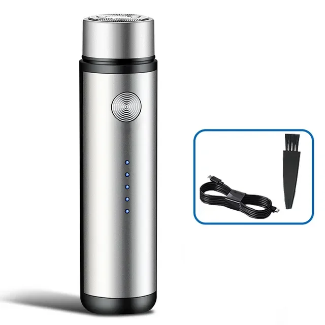 

Electric Shaver for Men's Razor Portable Beard Trimmer Travel USB Washable Razor Rechargeable Face Full Body Shave Travel