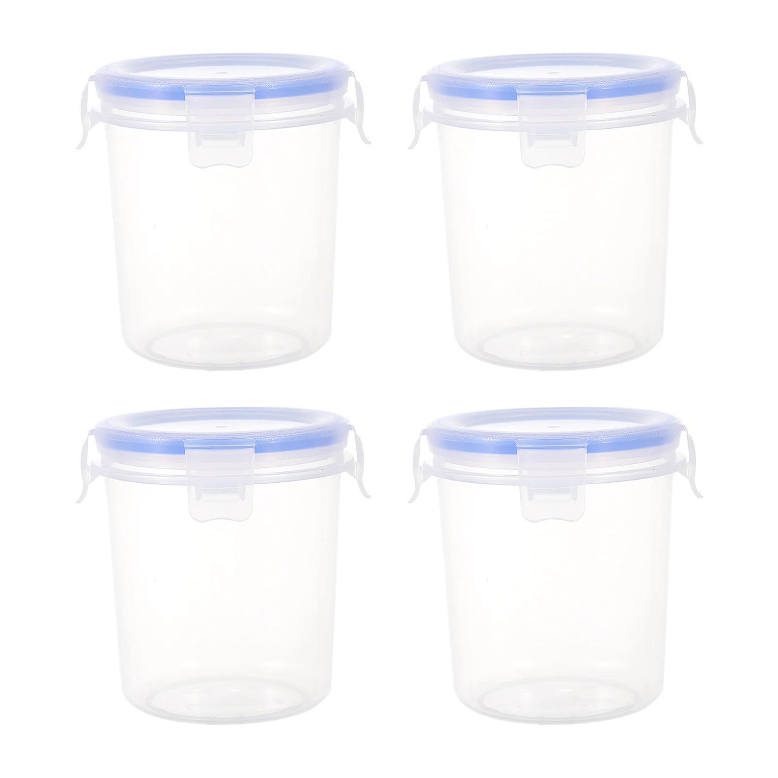 

4pcs Soybean Grains Storage Jar Dried Food Jar Kitchen Small Food Boxes for Home