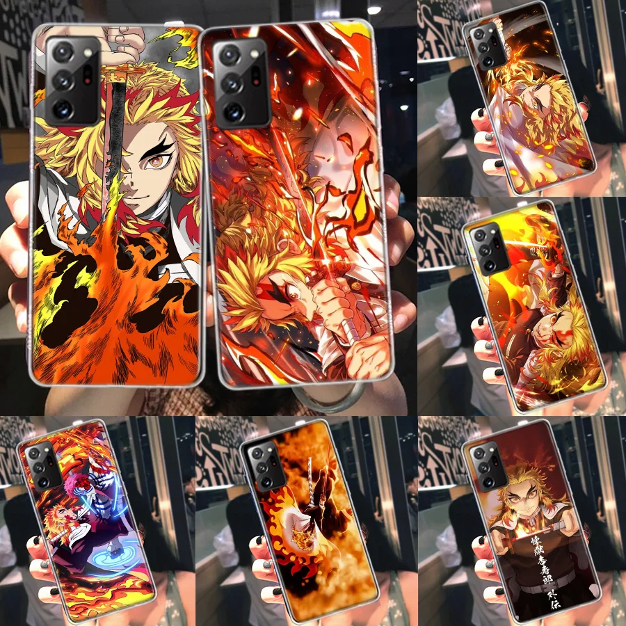 

Demon Slayer Rengoku Kyoujurou Phone Case For Samsung A04 A04S A14 A10S A20S A30 A40 A50 A70 Galaxy M52 M51 M32 M31S M30S M21 M1