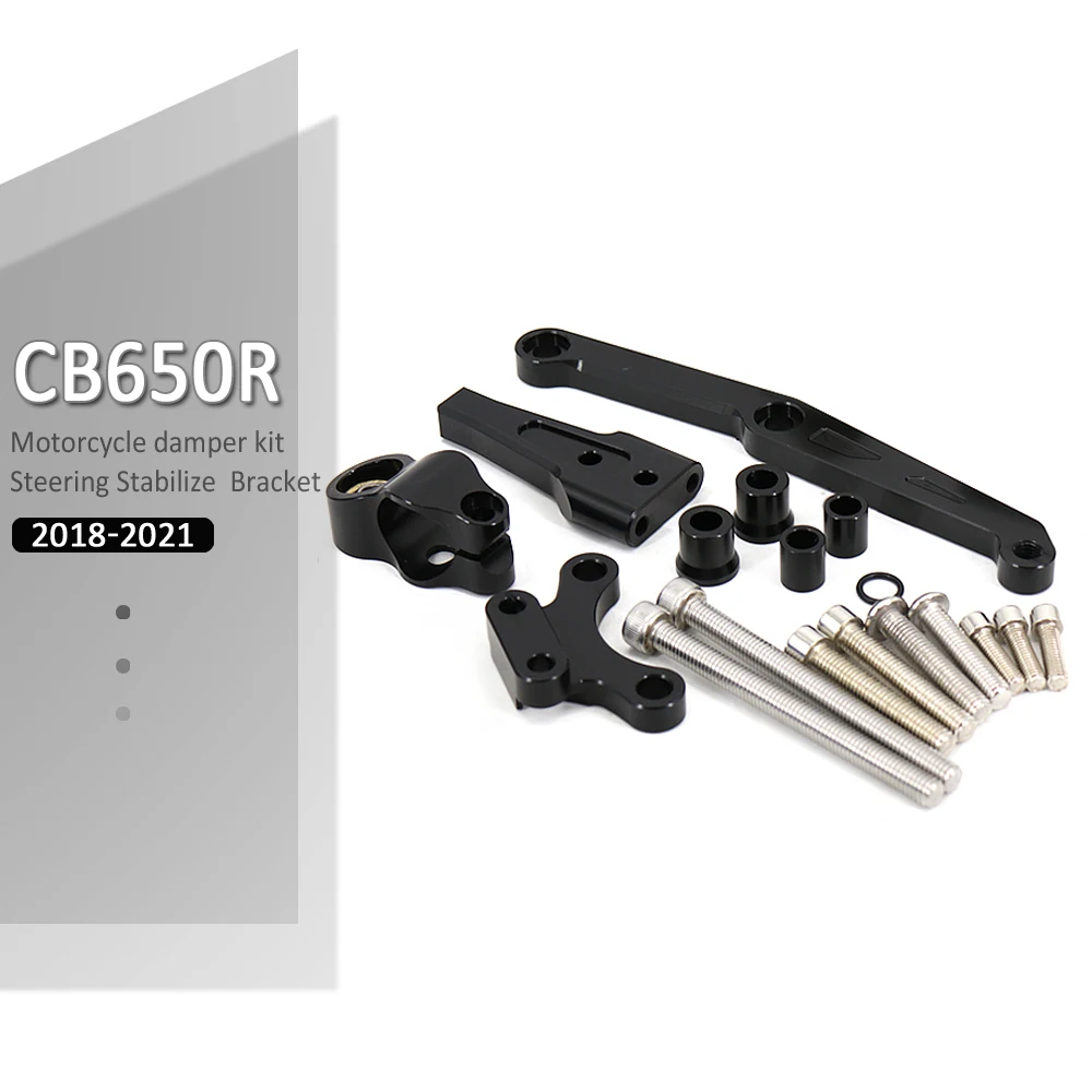 Для Honda CB650R CB 650 R CB650 2018-2021 Кронштейн Кронштейн Рулевого Демпфера Рулевого Управления для Мотоцикла 2020 2019 на.