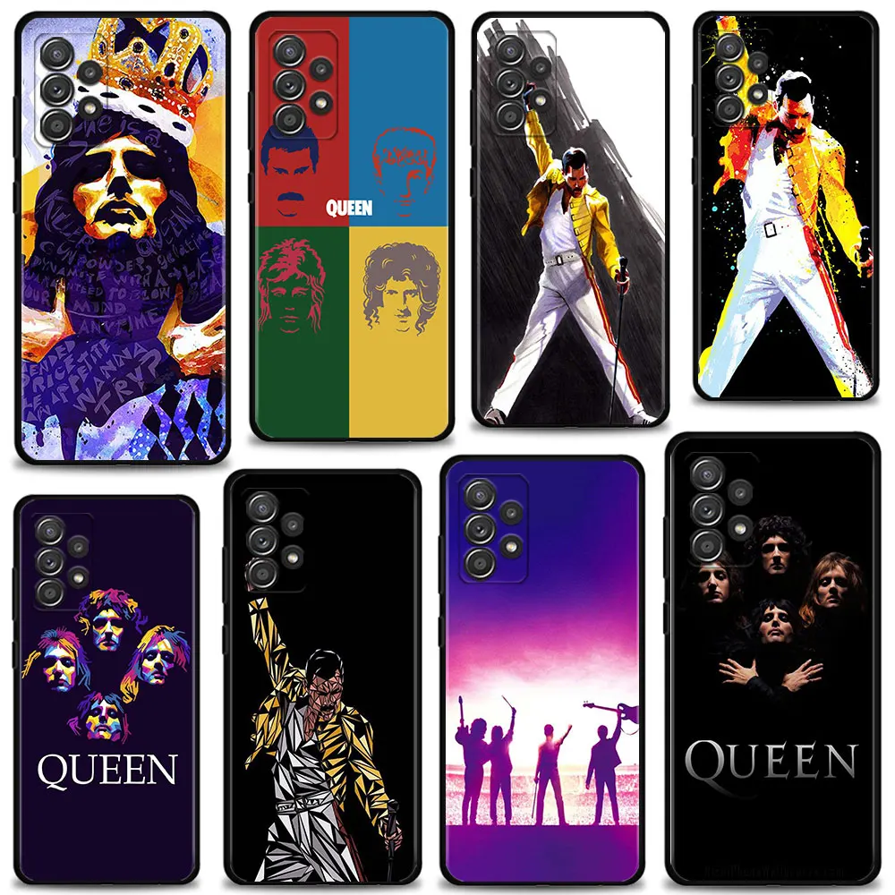 

Covers Armor Phone Coque For Samsung Galaxy A32 4G A12 A71 A72 A52 A02s A21s A41 A31 A51 A03s A52s Freddie Mercury Queen band