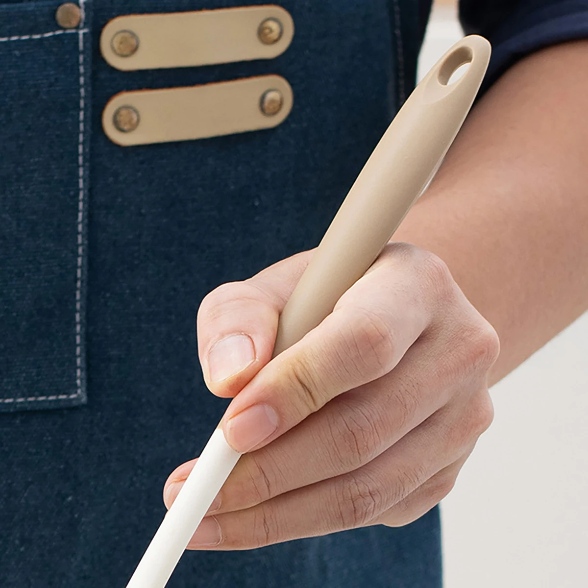 4 szt. Silikonowe przybory kuchenne zestaw garnków łopata nieszczelna łyżka do zupy chochla gotowania Party domowe narzędzia