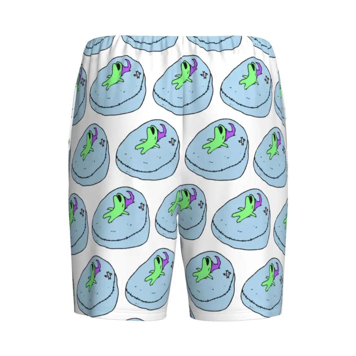 Фото Мужские пижамные штаны Custom Glep Sleeping Smiling Friends: шорты и брюки для сна и отдыха №2