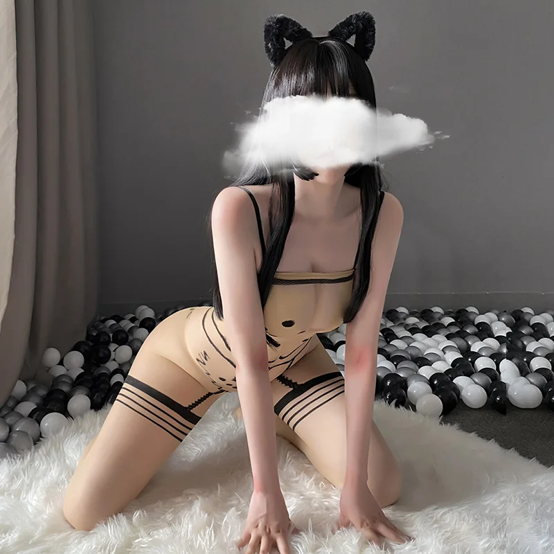 Женский Экзотический костюм для танца колготки боди-костюм фетиш нижнее белье