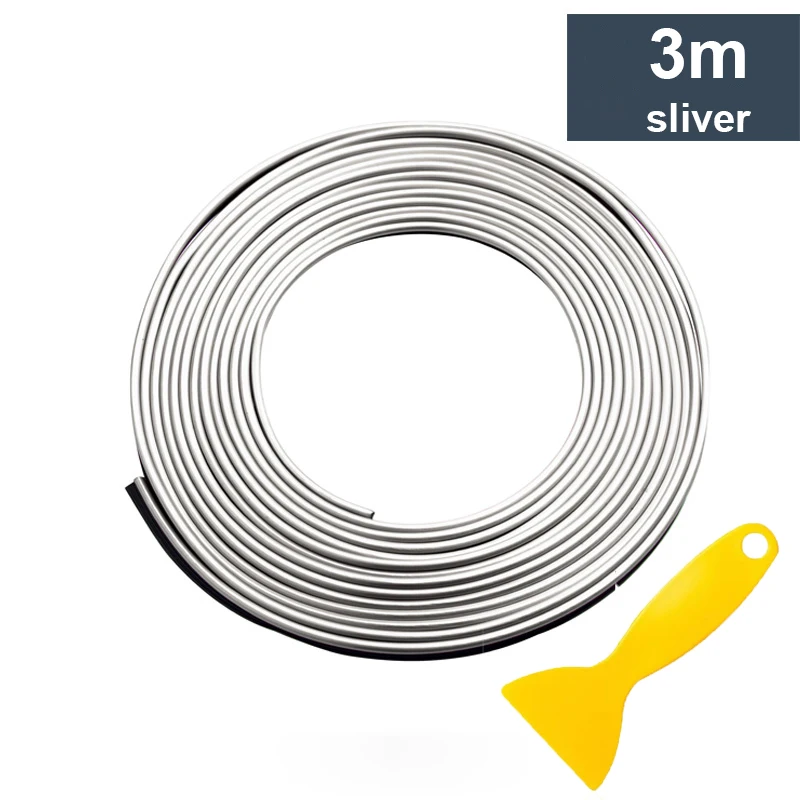 

3D молдинговая отделка салона автомобиля, украшение для автомобиля, гибкие полоски, внутренние авто молдинги, отделка крышки автомобиля, край двери приборной панели