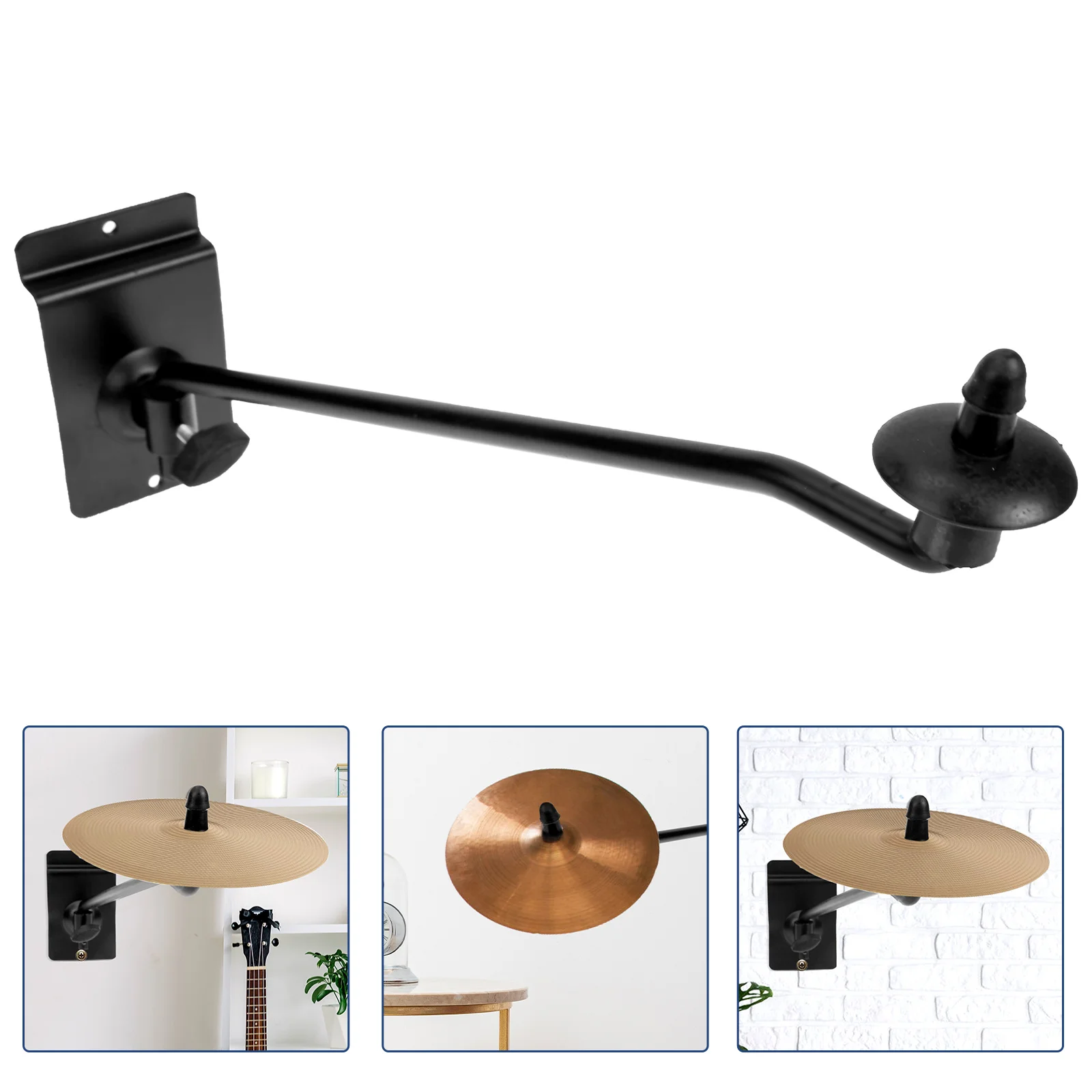 

Cymbal Arm Drum Boom Frame Holder Adultstambourines Metal Cymbals Display Wall Part Hanger Slot Slatwall