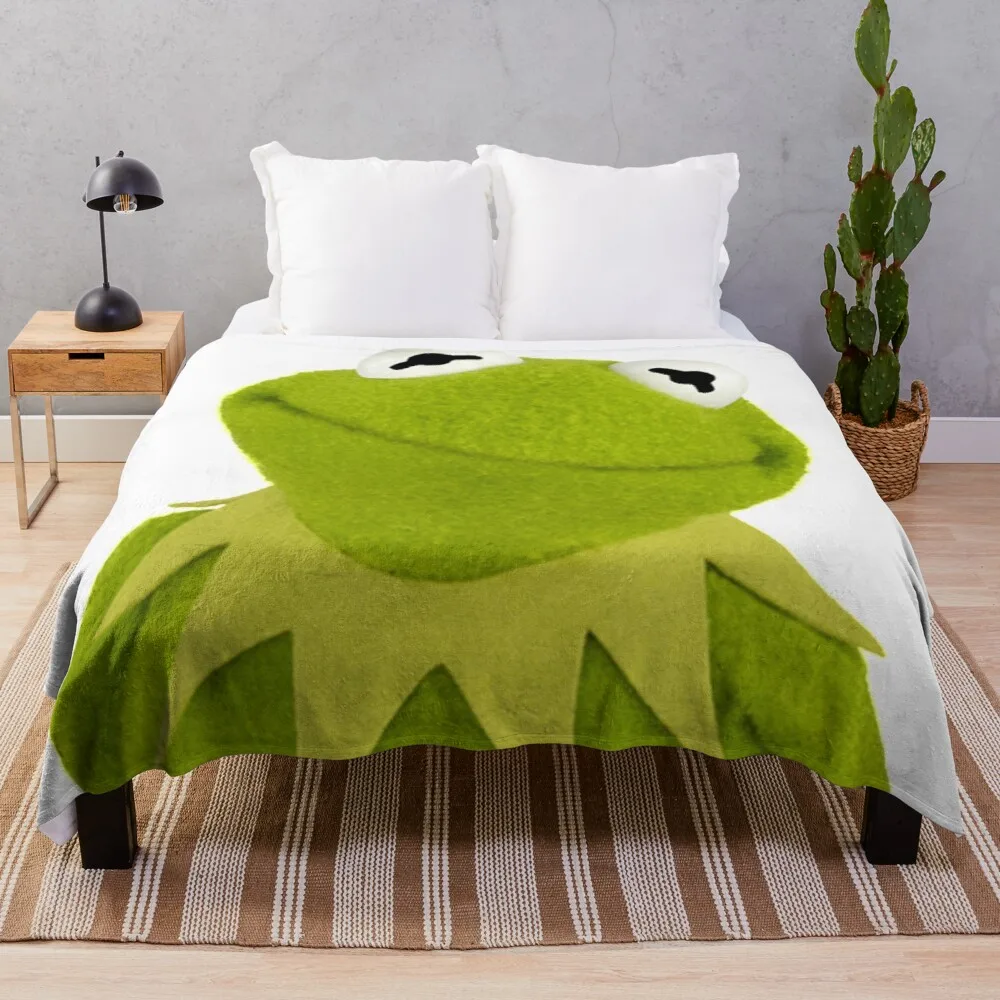 

kermit the frog Throw Blanket Ultra-Soft Micro Fleece