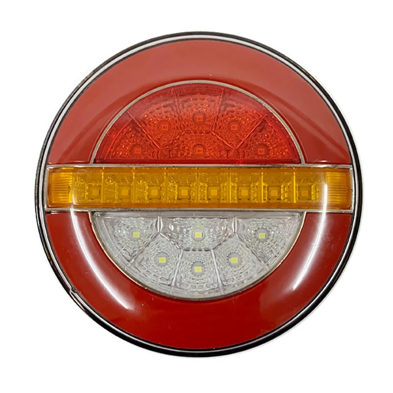 

4 Inch 24V Waterproof Turn Signal Lamp LED Trailer Truck Tail Light Brake Light For RV Car Boat Bus Van Caravan