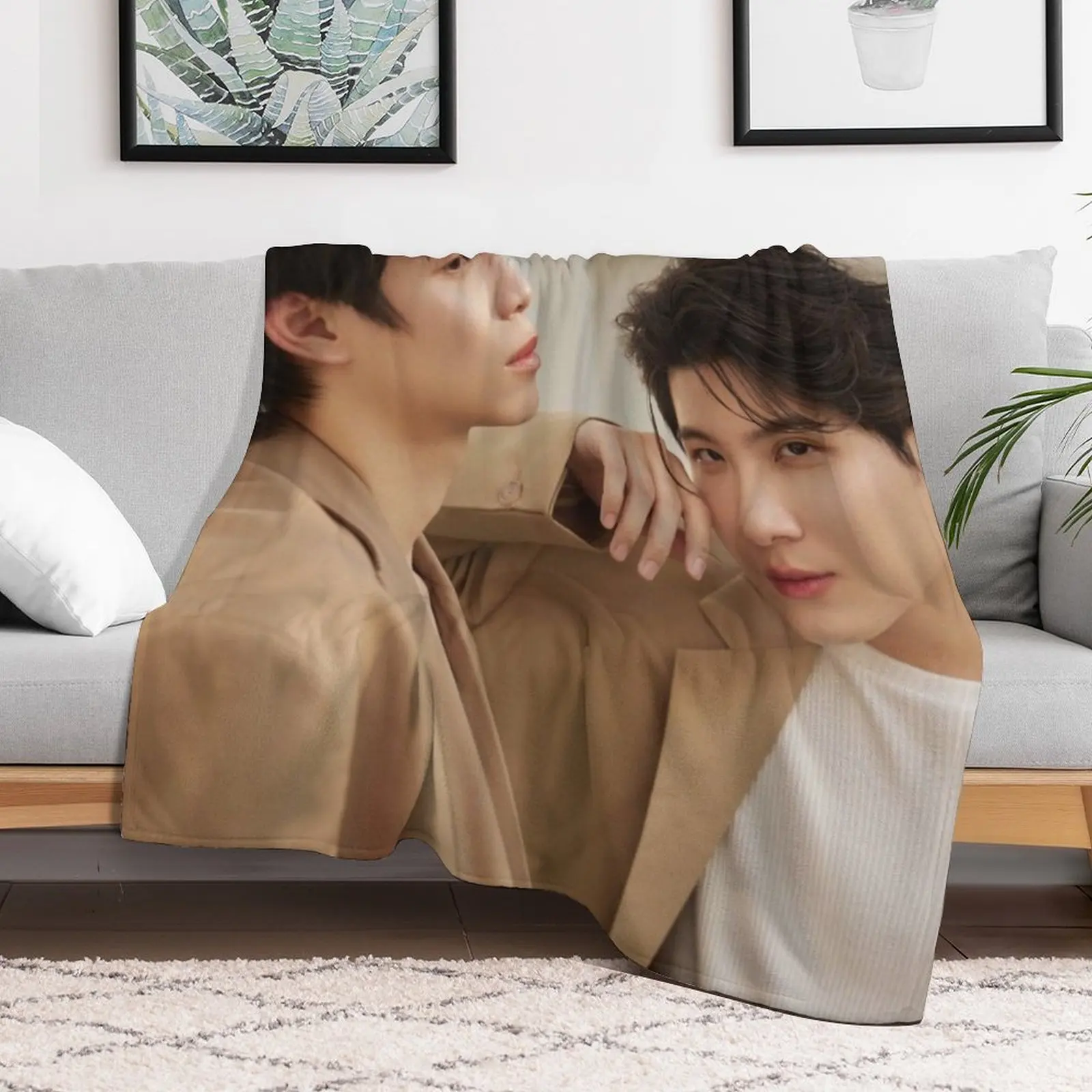 First Khaotung Only Friends BL SERIES тайский? ????????????? Таиланд gmmtv bl series Пледы Декоративные пледы