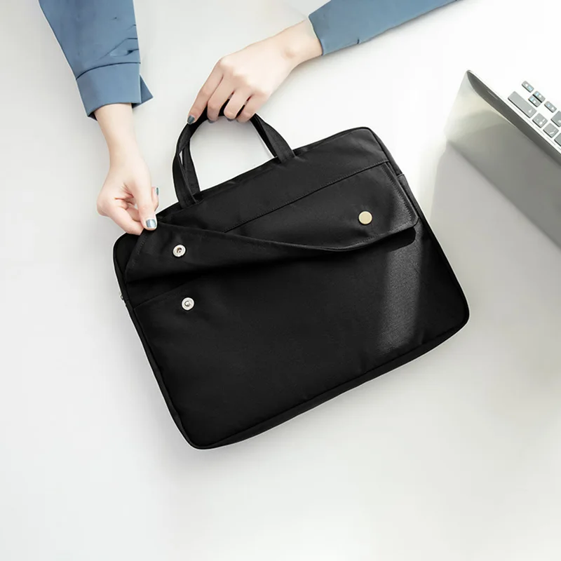 High Capacity Briefcase Business Necessary Laptop Document Organize Handbag Office Contract Material Storage Bag Accessorie Item