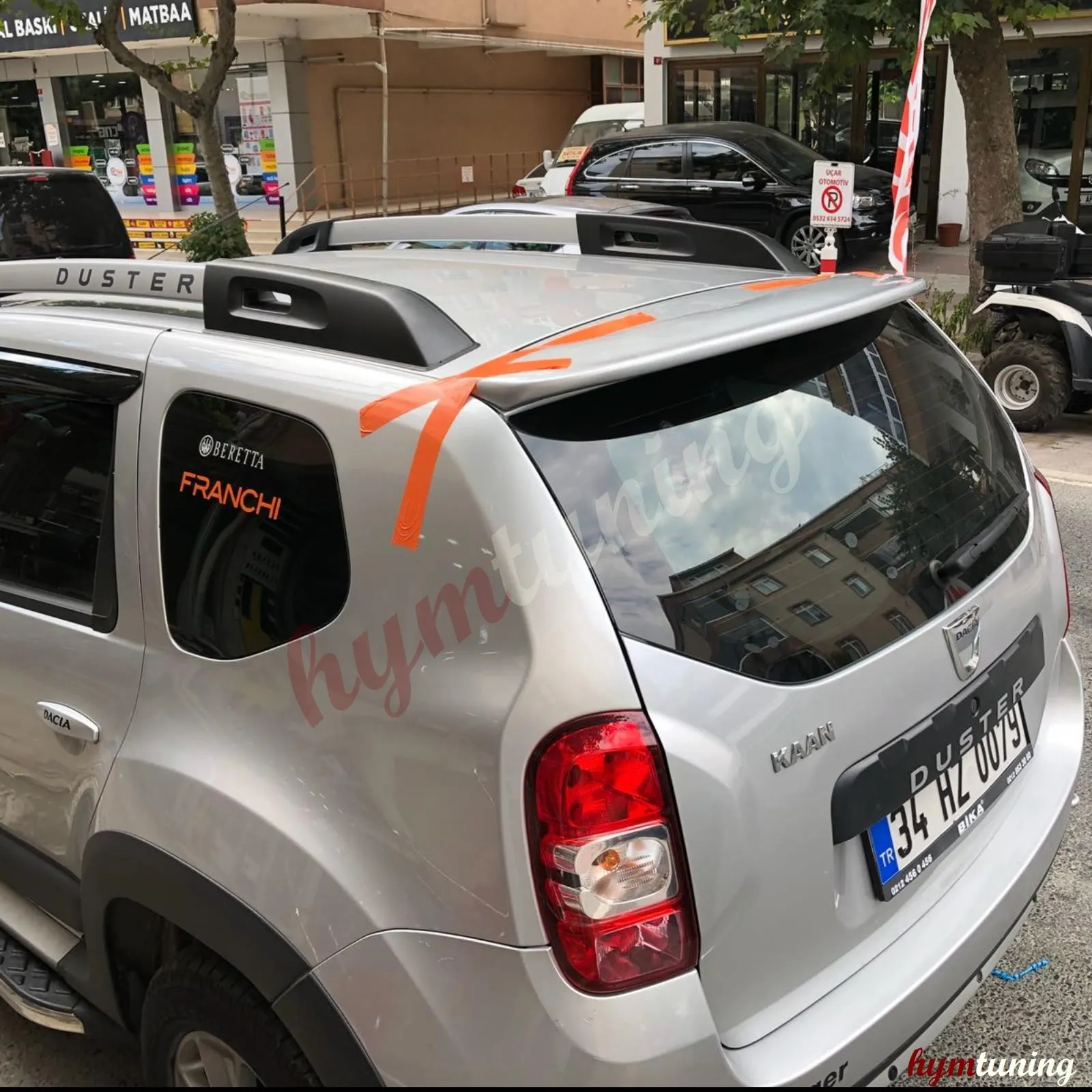 

Dacia Duster Spoyler, Platin Gri, Gümüş Gri boyсалон, 2009-2017