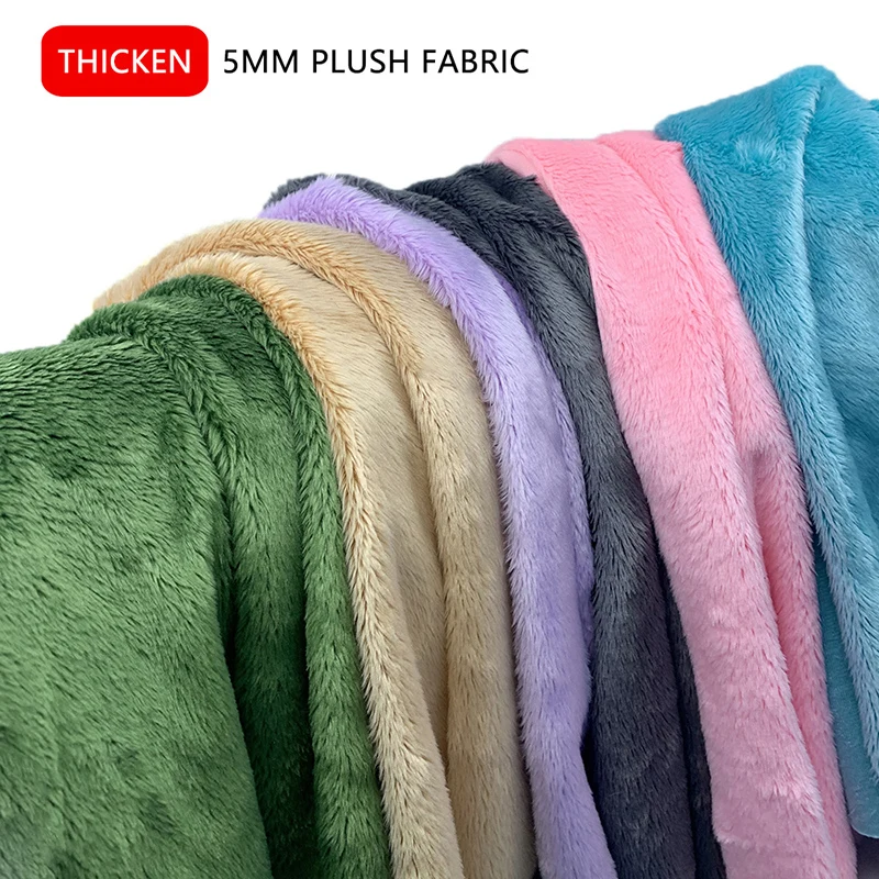 

Плюшевая ткань для кукол, 45x50 см, 5 мм, длина ворса