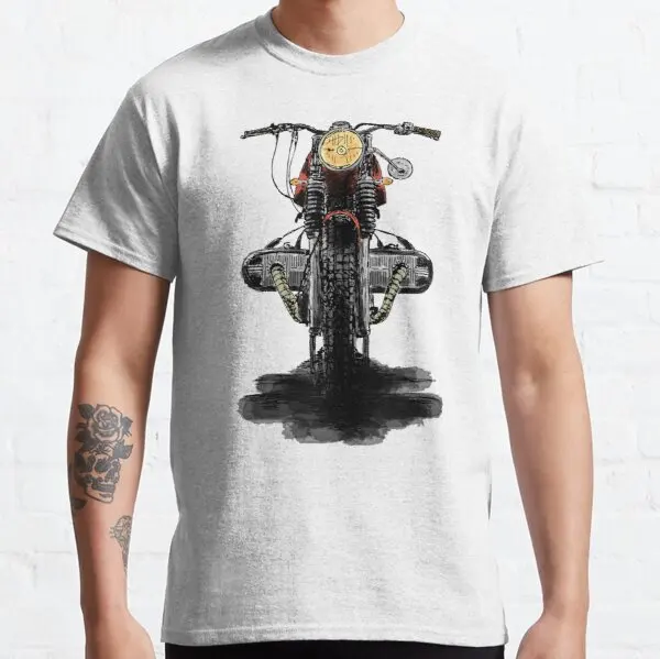 

Винтажная мотоциклетная футболка для Харриса Бенелли CFMOTO Haojue Cagiva BMW YMHAHA
