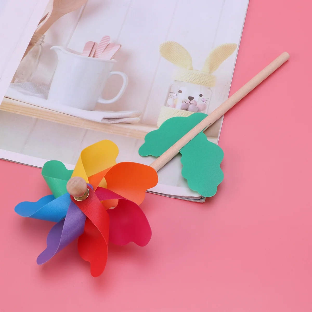 

Windmill Pinwheelflower Party Wind Xmas Pinwheels Garden Decor Kids Outdoorfloral Decorative Children Stake Educational