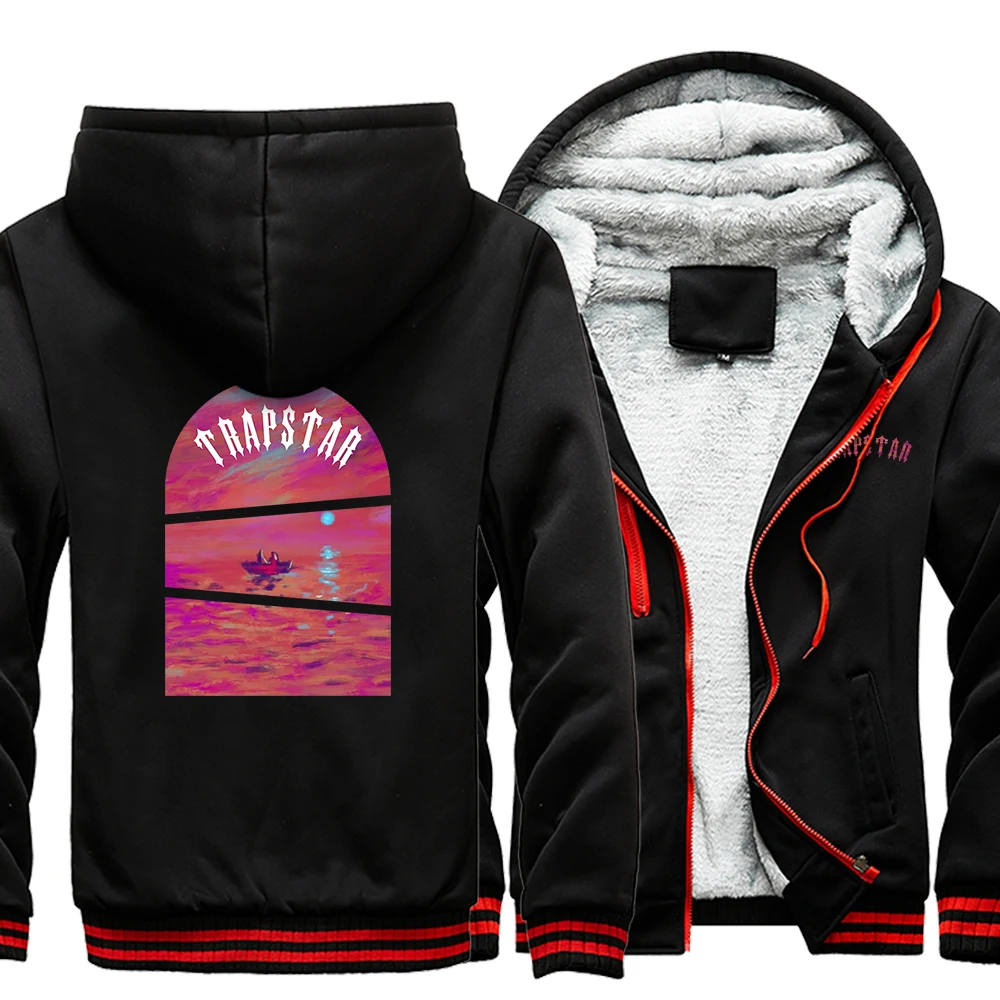 

Мужская толстовка с капюшоном и карманами, на молнии