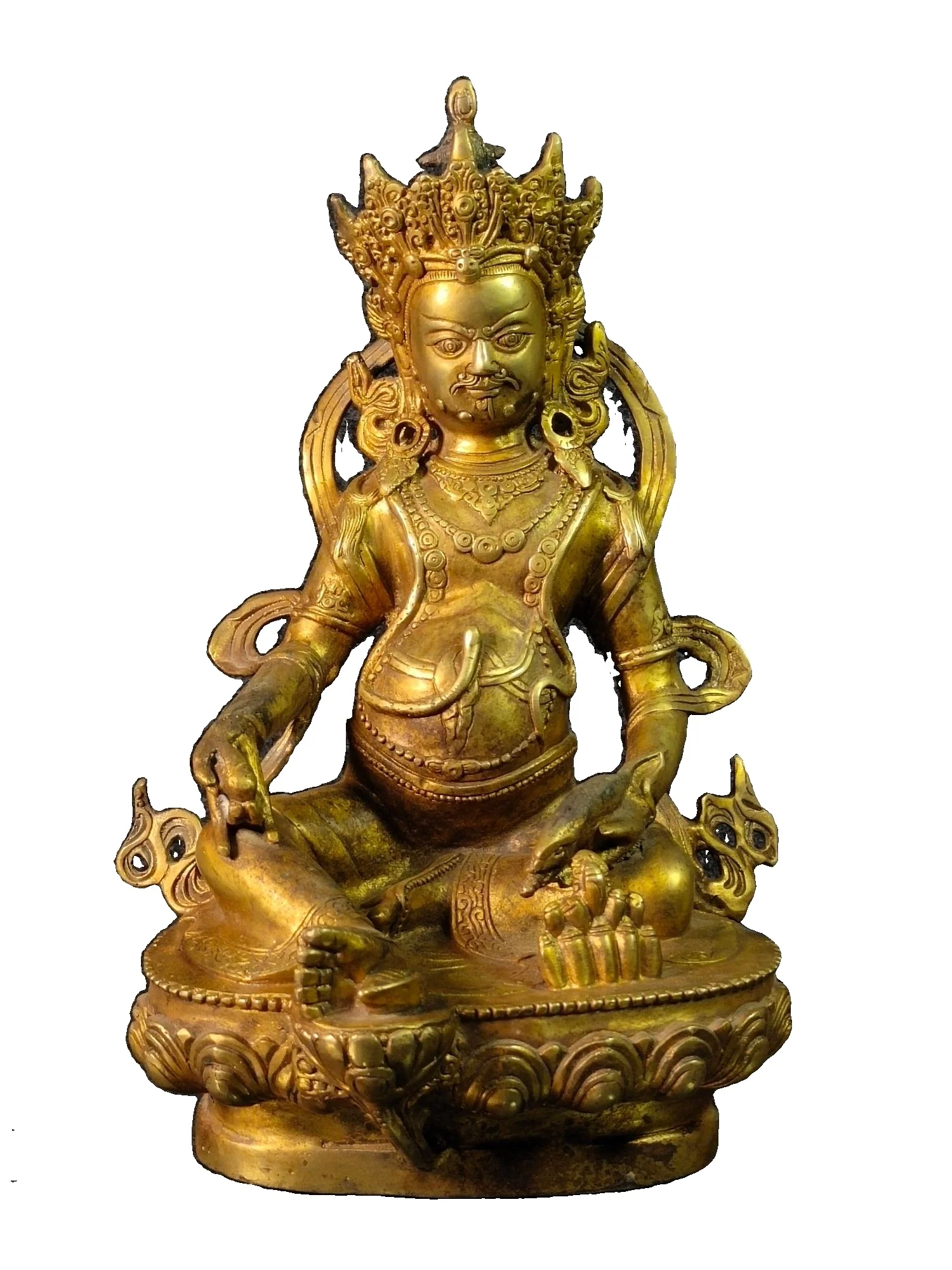 

MOZART A Pure Bronze Buddha Statue 30Cm Tall Style B51 Chinese Traditional Style Antiques Fine Art Gifts Crafts