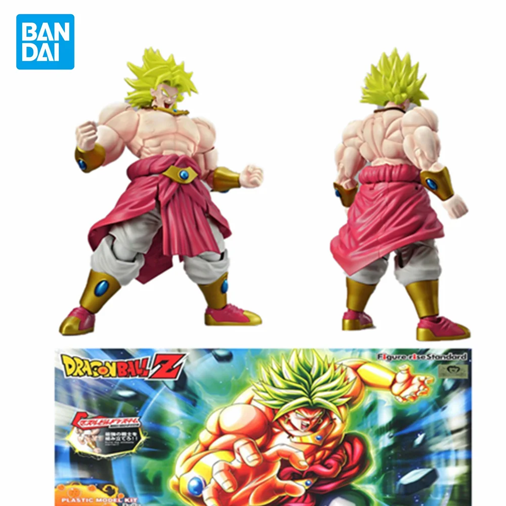 

Original Dragon Ball Z Broly Figure-rise PVC Action Figures 15cm Bandai Banpresto DBZ Assembl Anime Figurine Model Toys Gift