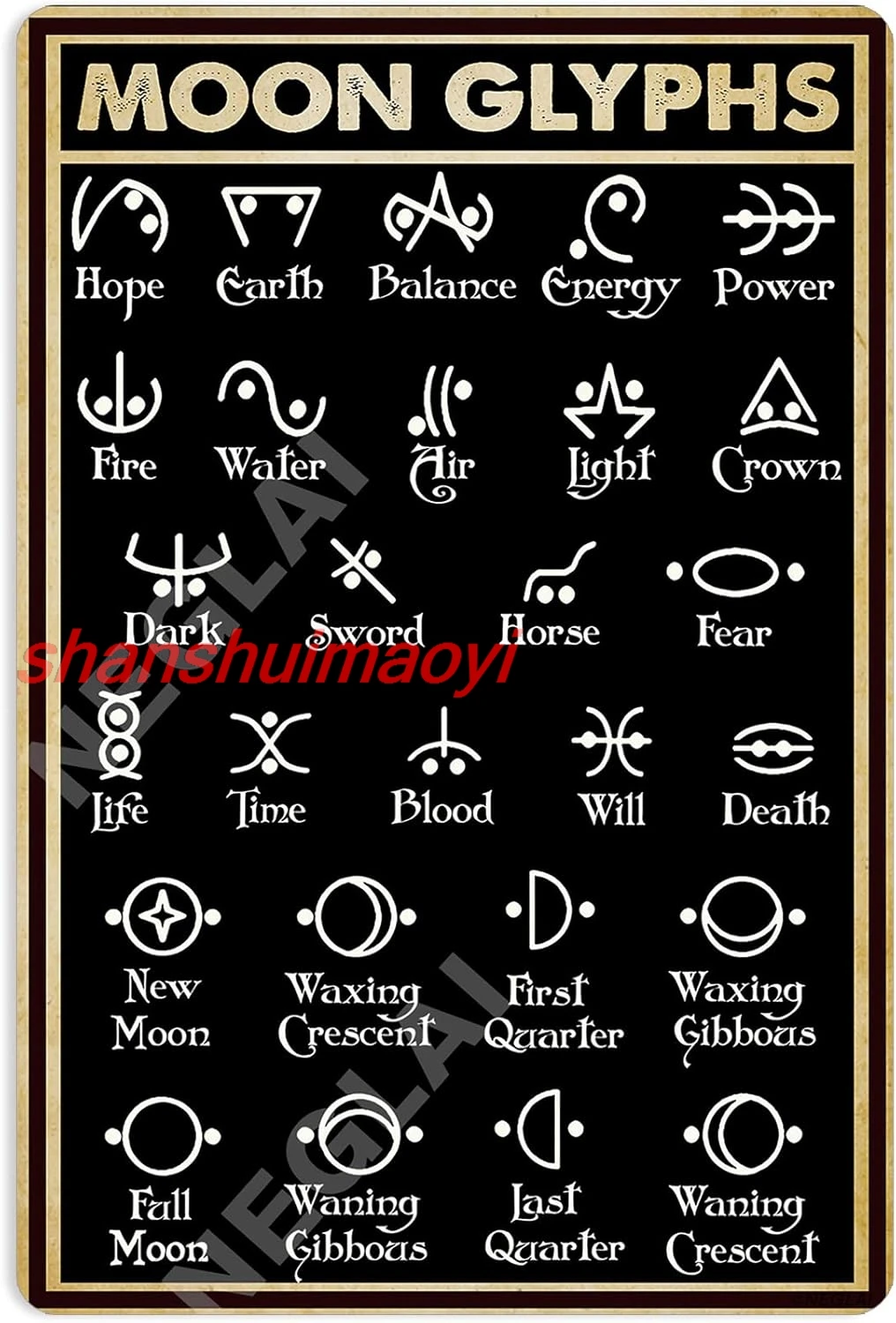 Металлическая вывеска KMN 8x12 дюймов