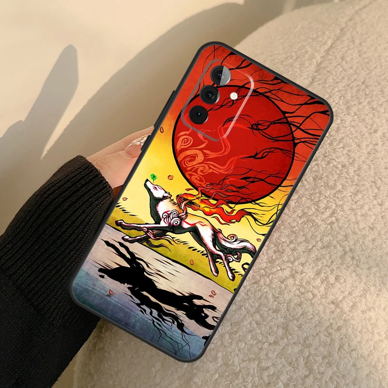 Фото Чехол Okami Wolf для Samsung Galaxy A55 A35 A15 A56 A32 A12 A22 A52 A54 A34 A14 A36 A26 A16 A13 A53 A17 №5