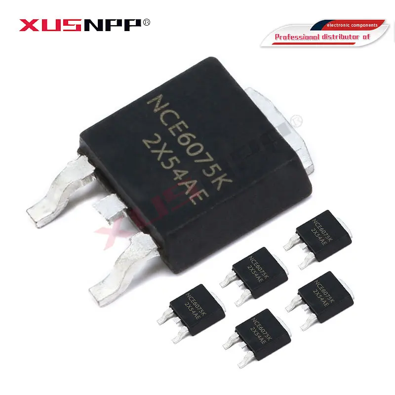 10 шт NCE6075K TO252 NCE6075 TO-252 6075K MOSFET-N 60V 75A