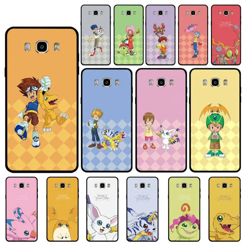 

MaiYaCa Japanese Anime Digimon Cute Monster Phone Case for Samsung J 4 5 6 7 8 prime plus 2018 2017 2016 J7 core