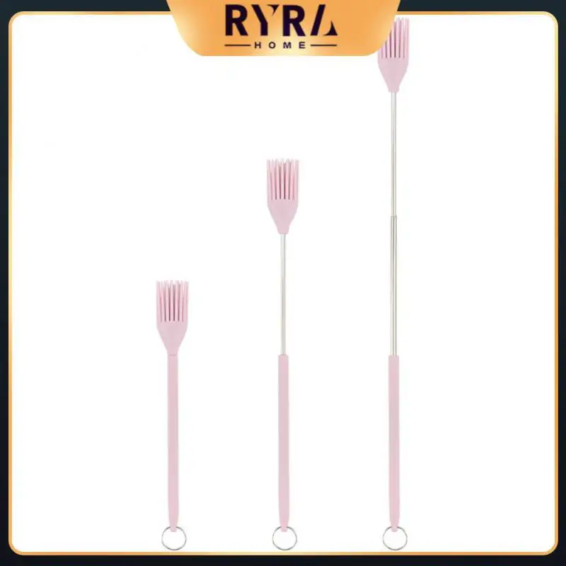 

Silicone Baking Brushes Kitchen Baking Sauce Scoop Set Barbecue Brush Mini Kitchen Accessories Mini Retractable Extension Rod