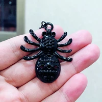 fashion black jewelry spidercobwebcrossarrowbat charm pendant necklace gothic style for women gifts