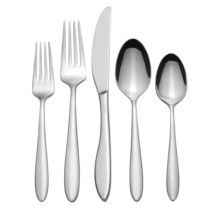 

45-Piece Stainless Steel Silverware Set, Service for 8