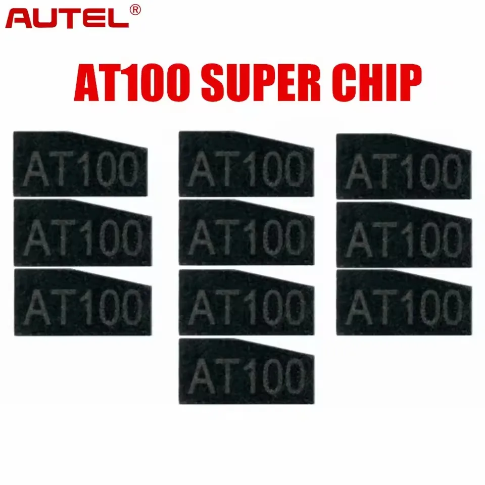 Фото 10 шт. универсальный супертранспондерный чип AUTEL AT100 для Autel XP200 XP400 XP400PRO XP400 PRO поддерживает MQB48 MQB49 (5C) клонирование №2
