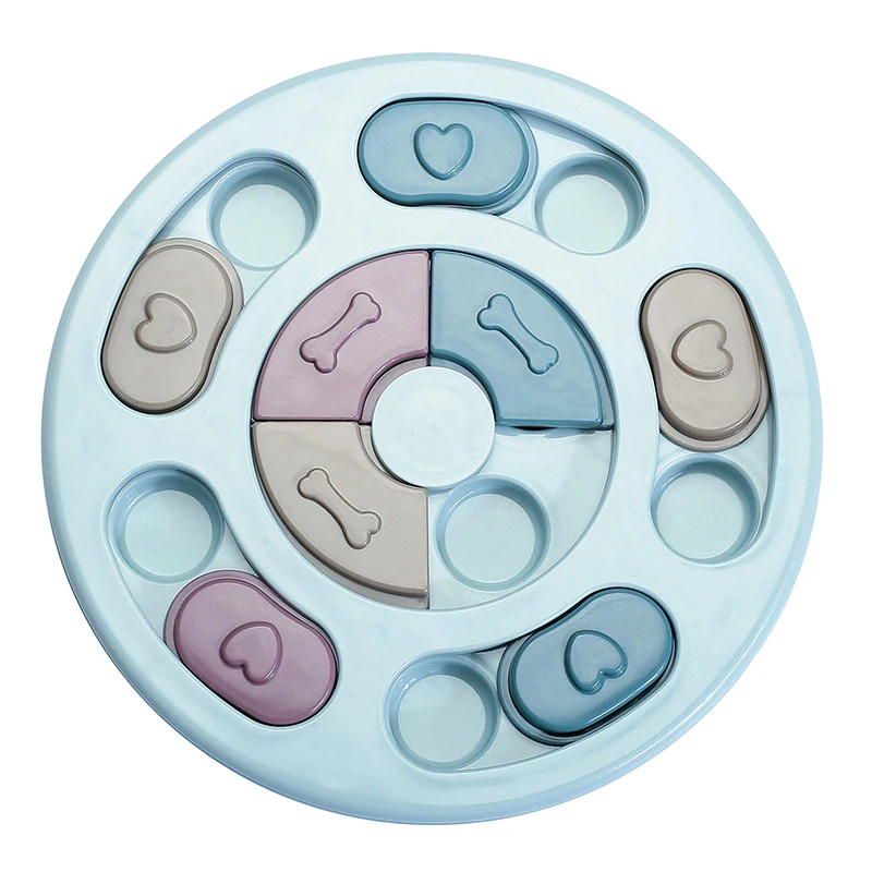 

Dog Puzzle Toys Slow Feeder Interactive Increase Puppy IQ Food Dispenser Slowly Eating NonSlip Bowl Pet Cat Dogs Training Game