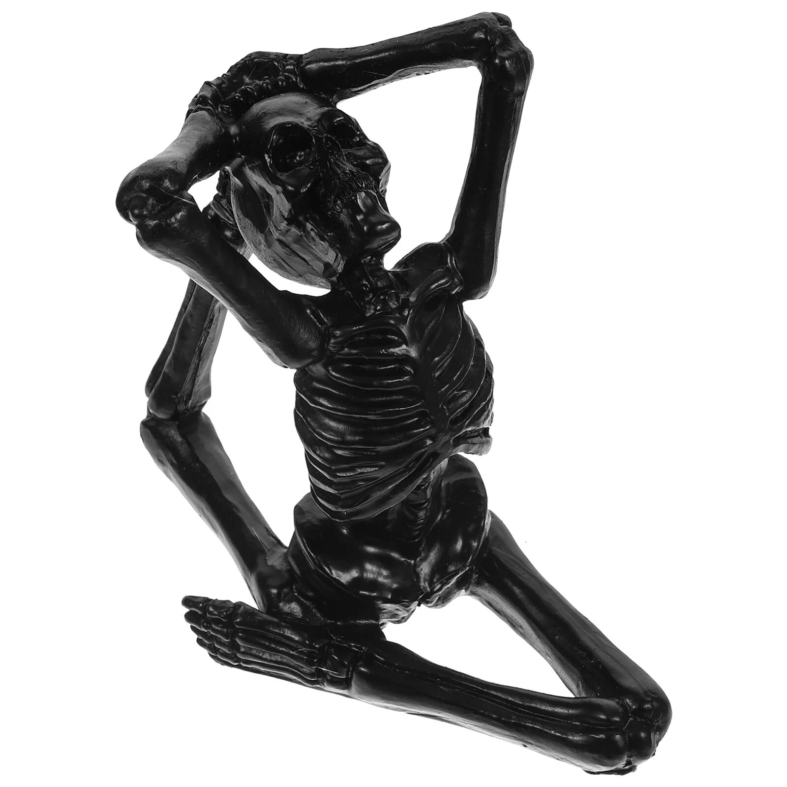 

Yoga Figurines Ornament Household Decor Themed Black Table Decoration Halloween
